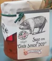 Cantidad de azúcar en Sugo con cinta senese DOP