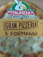 İçindeki şeker miktarı Pizza 5 formaggi