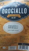 Jumlah gula yang masuk Ravioli ricotta di bufala e baccalà