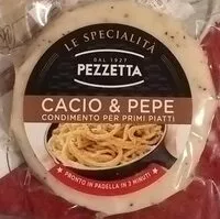 Suhkru kogus sees Cacio e pepe