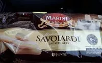 Sucre et nutriments contenus dans Marini savoiardi