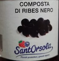 चीनी की मात्रा Composta di ribes nero