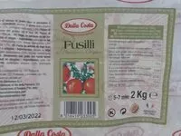 चीनी की मात्रा Fusilly DALLA COSTA
