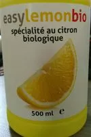 Sucre et nutriments contenus dans Easylemonbio