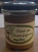 入っている砂糖の量 Pâté de champignons