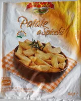 Suhkru kogus sees Patate a spicchi