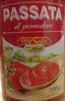 Suhkru kogus sees Passata di pomodoro