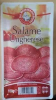 Sokerin määrä sisällä Salame ungherese