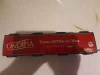 入っている砂糖の量 Tonno all’olio d’oliva pinna gialla