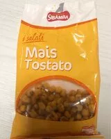 Suhkru kogus sees Mais tostati