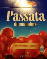 Suhkru kogus sees Passata di pomodoro