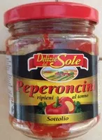 Suhkru kogus sees Peperoncini ripieni al tonno sottolio