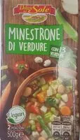 Suhkru kogus sees Minestrone di verdure