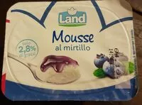 Amount of sugar in Mousse al mirtillo