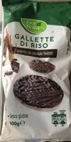 Sokerin määrä sisällä Gallette di riso ricoperte con cioccolato fondente