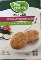 Sokerin määrä sisällä burger alle melanzane con pomodori secchi