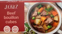 Cantidad de azúcar en Beef bouillon cubes