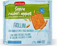Cantidad de azúcar en Frollini dolciando senza zuccheri aggiunti