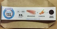入っている砂糖の量 Branzino Carote e Riso Nero