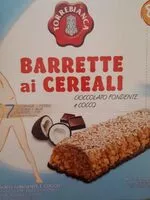 İçindeki şeker miktarı Barrette ai cereali cioccolato fondente e cocco