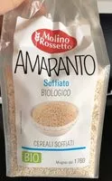 Sokerin määrä sisällä Amaranto soffiato