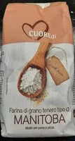 入っている砂糖の量 farina di grano tenero tipo 0 MANITOBA
