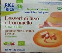 चीनी की मात्रा Dessert di riso e caramello