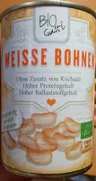Suhkru kogus sees Weiße Bohnen