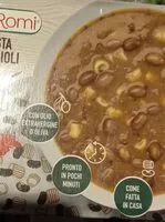 Amount of sugar in Pasta e fagioli