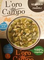 Sokerin määrä sisällä Scarola e fagioli