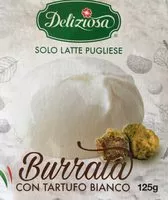 Quantité de sucre dans Burrata con tartufo bianco