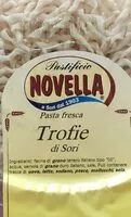 Количество сахара в TROFIE di Sori