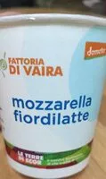 入っている砂糖の量 Mozzarella Fiordilatte