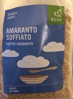 Sokerin määrä sisällä Amaranto soffiato