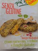 含糖量 Burger grano saraceno, verdure e funghi shiitake