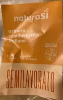Suhkru kogus sees Arborio semilavorato