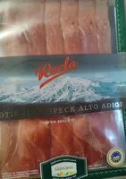 İçindeki şeker miktarı Südtiroler Speck