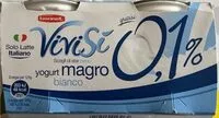 Suhkru kogus sees ViviSì yogurt magro bianco