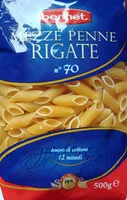 糖質や栄養素が Mezze penne rigate