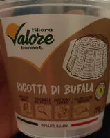 Suhkru kogus sees Ricotta di bufala