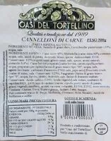 Quantité de sucre dans Cannelloni di carne 500 g