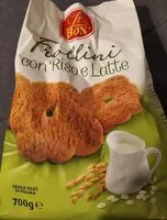 Jumlah gula yang masuk Le Bon Frollini con Riso e Latte