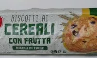 चीनी की मात्रा Biscotti ai cereali con frutta