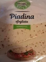 Jumlah gula yang masuk Piadina sfogliata supersottile