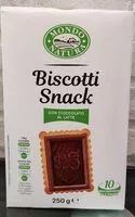 Cantidad de azúcar en Biscotti Snack con cioccolato al latte