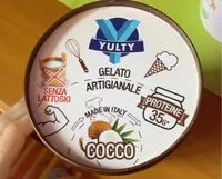 入っている砂糖の量 Gelato artigianale cocco