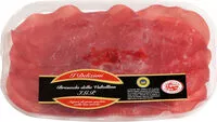 Suhkru kogus sees Bresaola punta d'anca i deliziosi