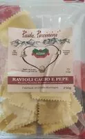入っている砂糖の量 Ravioli cacio e pepe