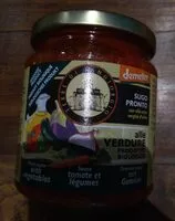 Amount of sugar in Sauce tomate et légumes