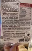 Suhkru kogus sees Pasta fresca all'uovo con ripieno di carne